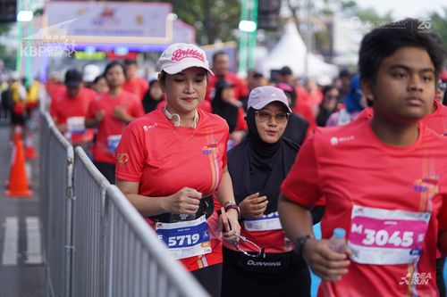 Race photo from CISANGKAN KBP CITY RUN 2025