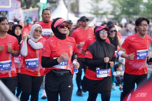 Race photo from CISANGKAN KBP CITY RUN 2025
