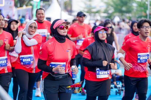 Race photo from CISANGKAN KBP CITY RUN 2025