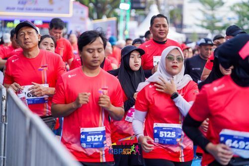 Race photo from CISANGKAN KBP CITY RUN 2025
