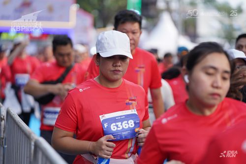 Race photo from CISANGKAN KBP CITY RUN 2025