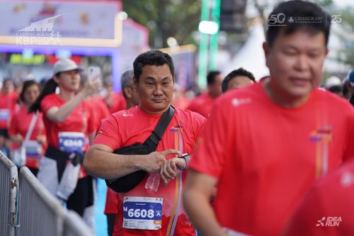 Race photo from CISANGKAN KBP CITY RUN 2025