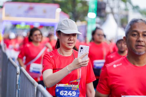 Race photo from CISANGKAN KBP CITY RUN 2025