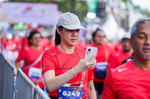 Race photo from CISANGKAN KBP CITY RUN 2025