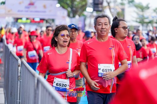 Race photo from CISANGKAN KBP CITY RUN 2025