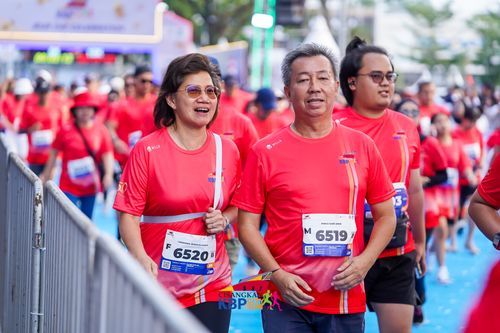 Race photo from CISANGKAN KBP CITY RUN 2025
