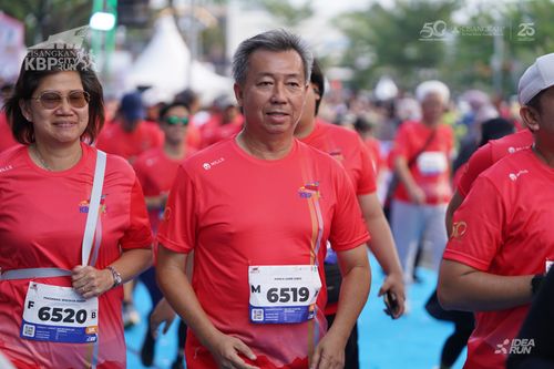 Race photo from CISANGKAN KBP CITY RUN 2025