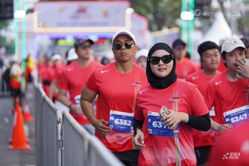 Race photo from CISANGKAN KBP CITY RUN 2025