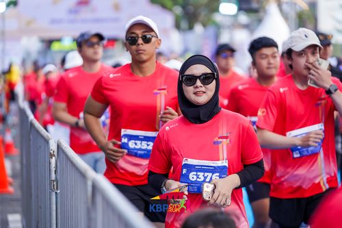 Race photo from CISANGKAN KBP CITY RUN 2025