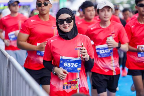 Race photo from CISANGKAN KBP CITY RUN 2025