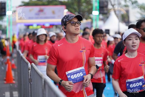Race photo from CISANGKAN KBP CITY RUN 2025