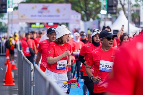 Race photo from CISANGKAN KBP CITY RUN 2025