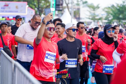 Race photo from CISANGKAN KBP CITY RUN 2025