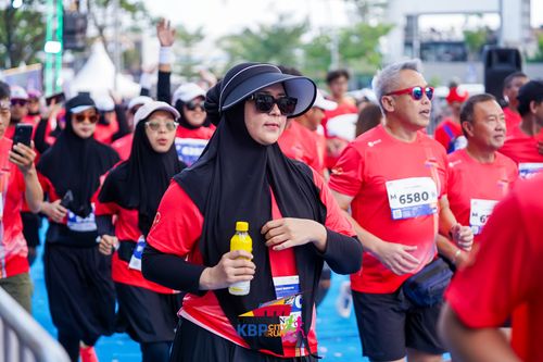 Race photo from CISANGKAN KBP CITY RUN 2025