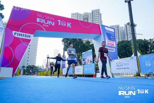 Race photo from Nu Skin Run 10K