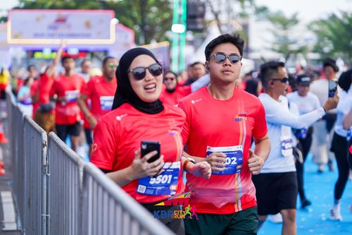 Race photo from CISANGKAN KBP CITY RUN 2025