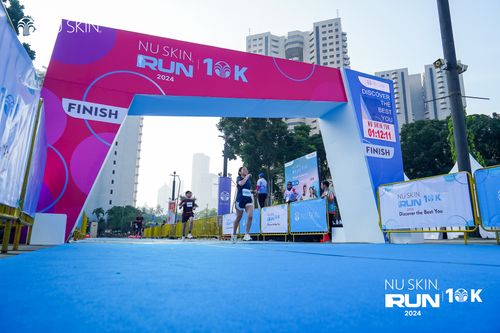 Race photo from Nu Skin Run 10K