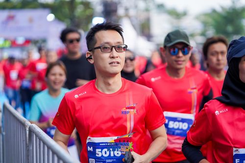 Race photo from CISANGKAN KBP CITY RUN 2025