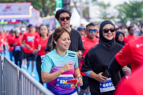Race photo from CISANGKAN KBP CITY RUN 2025