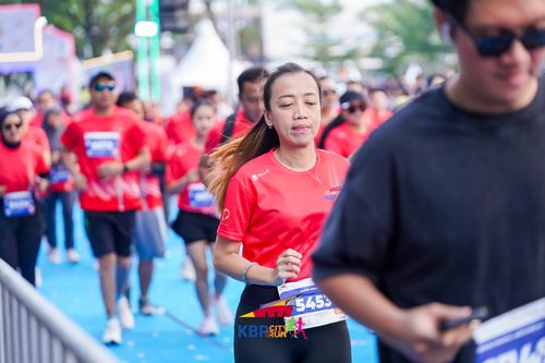 Race photo from CISANGKAN KBP CITY RUN 2025
