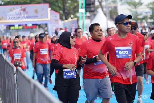Race photo from CISANGKAN KBP CITY RUN 2025
