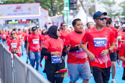 Race photo from CISANGKAN KBP CITY RUN 2025