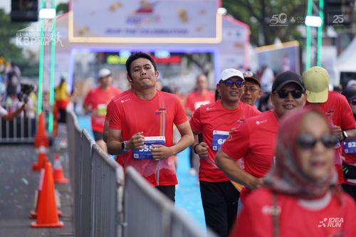 Race photo from CISANGKAN KBP CITY RUN 2025