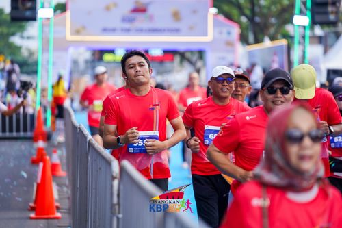Race photo from CISANGKAN KBP CITY RUN 2025