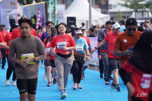 Race photo from CISANGKAN KBP CITY RUN 2025