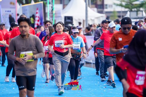 Race photo from CISANGKAN KBP CITY RUN 2025