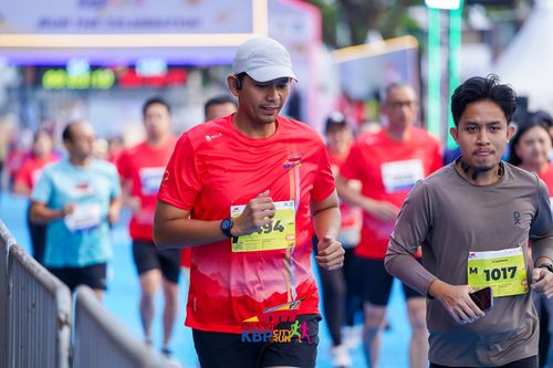 Race photo from CISANGKAN KBP CITY RUN 2025