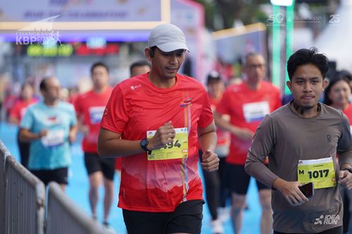 Race photo from CISANGKAN KBP CITY RUN 2025