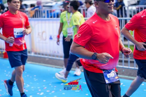 Race photo from CISANGKAN KBP CITY RUN 2025
