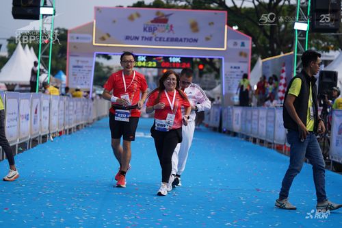 Race photo from CISANGKAN KBP CITY RUN 2025