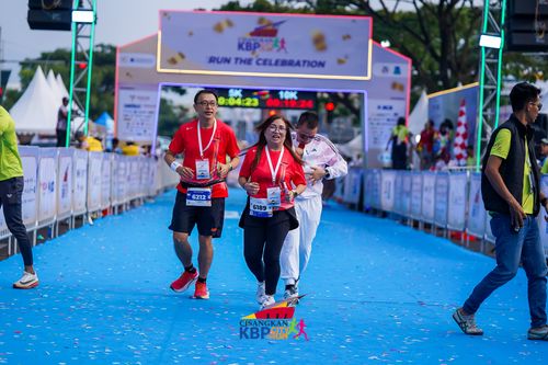 Race photo from CISANGKAN KBP CITY RUN 2025