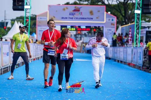 Race photo from CISANGKAN KBP CITY RUN 2025
