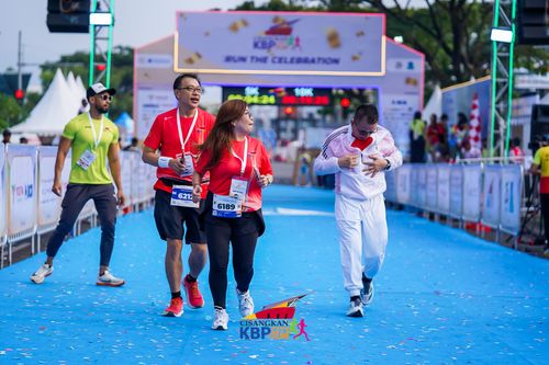Race photo from CISANGKAN KBP CITY RUN 2025