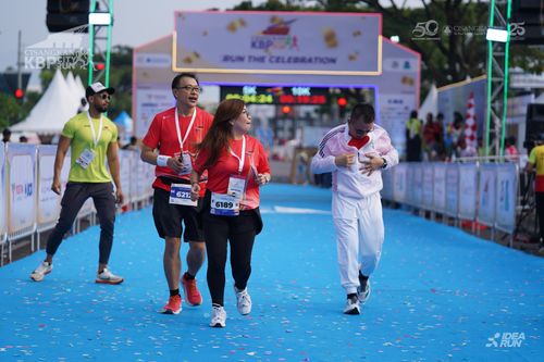 Race photo from CISANGKAN KBP CITY RUN 2025