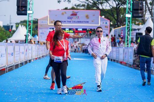 Race photo from CISANGKAN KBP CITY RUN 2025