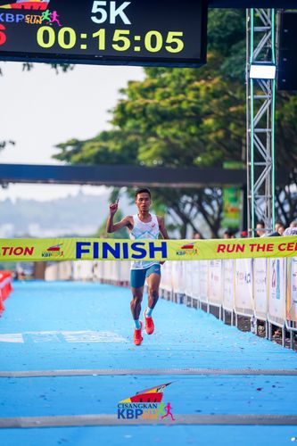 Race photo from CISANGKAN KBP CITY RUN 2025
