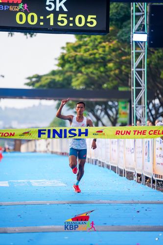 Race photo from CISANGKAN KBP CITY RUN 2025