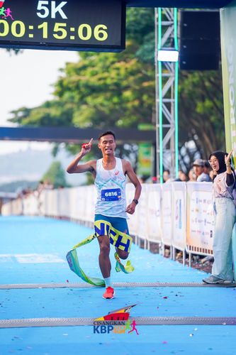 Race photo from CISANGKAN KBP CITY RUN 2025
