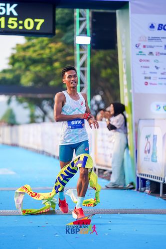 Race photo from CISANGKAN KBP CITY RUN 2025