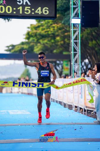 Race photo from CISANGKAN KBP CITY RUN 2025