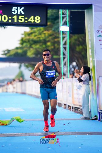 Race photo from CISANGKAN KBP CITY RUN 2025
