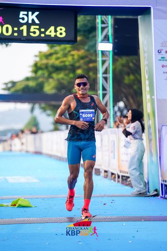 Race photo from CISANGKAN KBP CITY RUN 2025