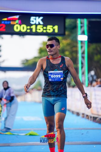 Race photo from CISANGKAN KBP CITY RUN 2025