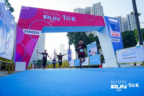 Race photo from Nu Skin Run 10K