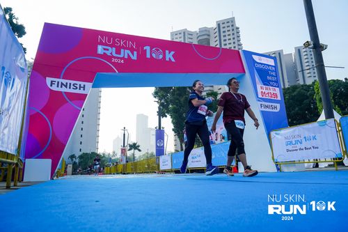 Race photo from Nu Skin Run 10K