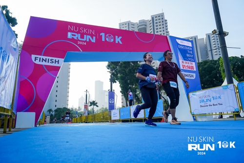 Race photo from Nu Skin Run 10K